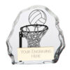 Mystique Netball Glass Award- TCR22246 - Image 2